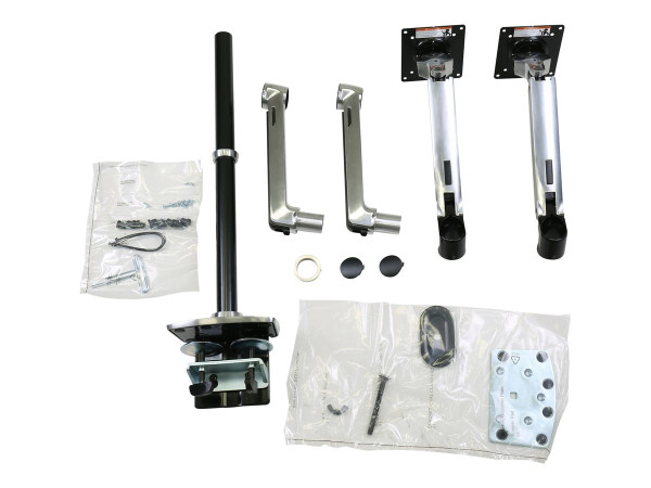 Ergotron LX Dual Monitor Arm alu
