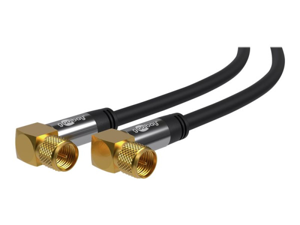 Goobay goobay SAT Antennenk. 135dB 90ø bk 10m | 4x