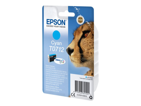 Epson Tinte CY C13T07124012 DURABrite Tinte