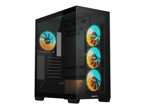 GigaByte C500 Panoramic Stealth (schwarz, Tempered Glass x