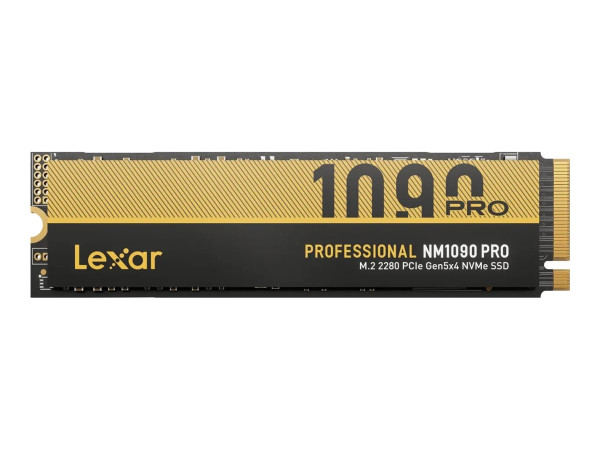 Lexar NM1090 PRO 4 TB (schwarz/gold, PCIe 5.0 x4, NVMe, M.2