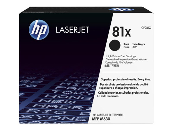 Hewlett-Packard Toner schwarz CF281X 25000-Seiten