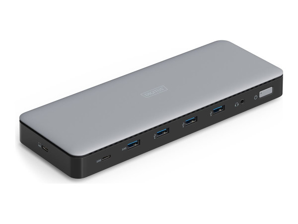 Digitus 13 Port USB-C Docking Station (grau/schwarz)
