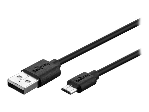 Goobay goobay Kabel micro-USB F-Charge bk 1,0m | 72227