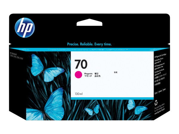 HP C9453A|70 Tintenpatrone magenta, Inhalt 130 ml für HP