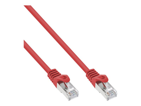 Patchkabel, SF/UTP, Cat.5e, rot, 1,50m RJ45 (Inline)