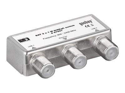 Goobay SAT DiSEqC 2.0 switch 2x1 W DiSEqC 2.0 Umschalter 2x1