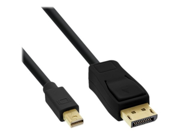 InLine Mini DisplayPort zu DisplayPort Kabel schwarz 2m