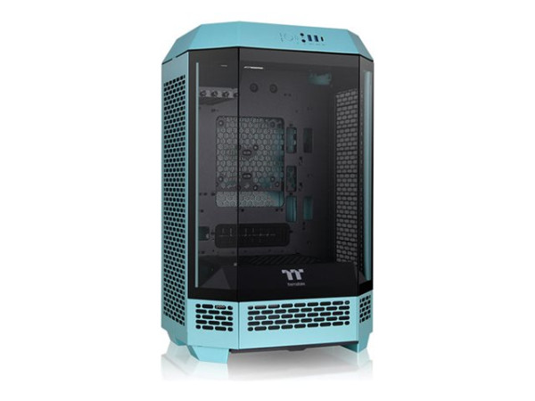 Thermaltake Tower 300 (türkis, Tempered Glass)