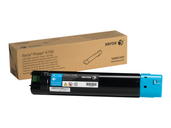Xerox 106R01507 Tonerkartusche cyan, 12.000 Seiten/5% für
