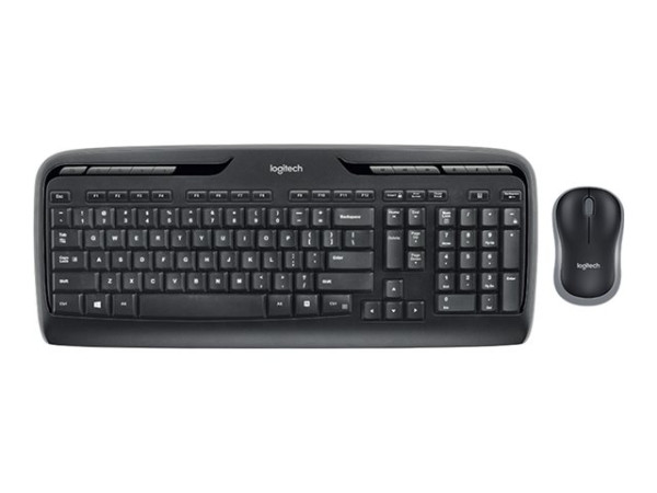 Tastatur Logitech Cordless Desktop MK330 schwarz USB