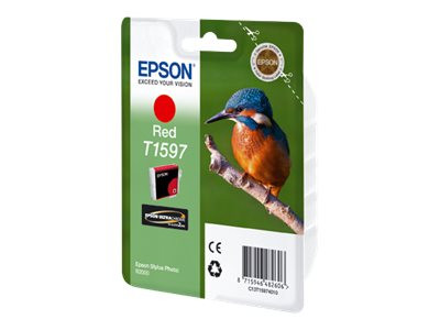 Epson C13T15974010|T1597 Tintenpatrone rot, Inhalt 17 ml