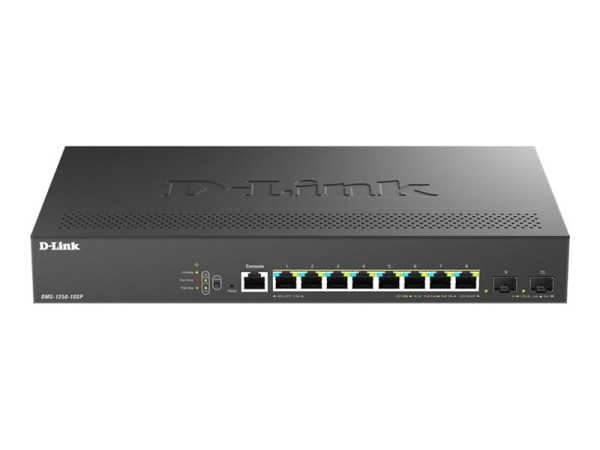 D-Link DMS-1250-10SP/E (schwarz, 240W PoE Budget)