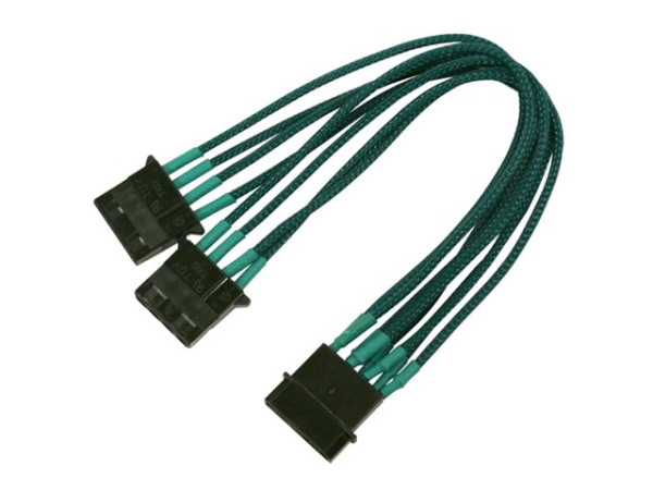 Nanoxia 4-Pin Molex Y-Kabel 20 cm 20 cm