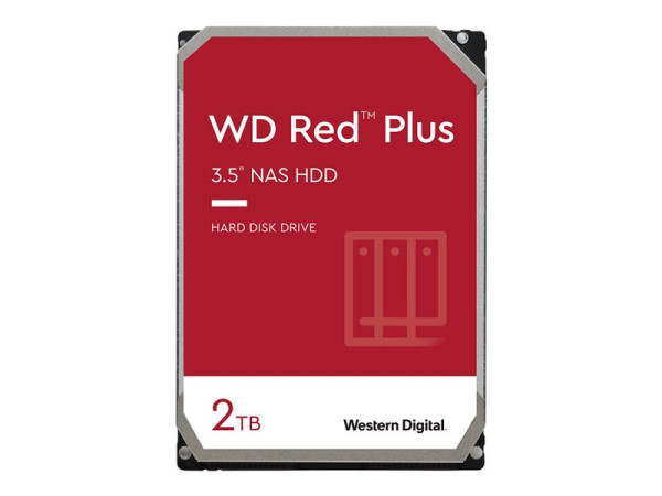Western Digital Red Plus NAS-Festplatte 2 TB (SATA 6 Gb/s,