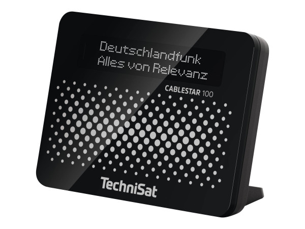 TechniSat Cablestar 100 (schwarz, Kabel-Radio (DVB-C),