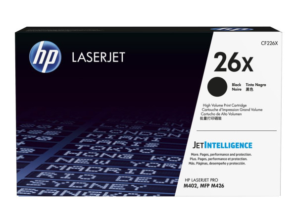 Hewlett-Packard Toner schwarz CF226X Toner Schwarz