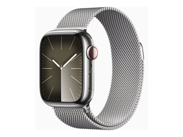 Apple Watch Series 9 (silber/silber, Edelstahl, 41 mm,