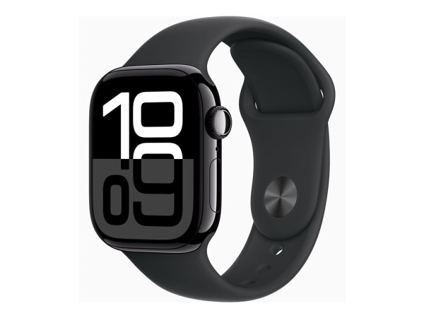 Apple Watch Series 10 (schwarz (glänzend), Aluminium, 42