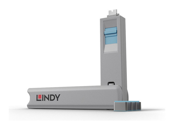 Lindy Lin USB-C Port Schloss bu blau