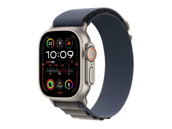 Apple Watch Ultra 2 (dunkelblau, 49 mm, Alpine Loop,