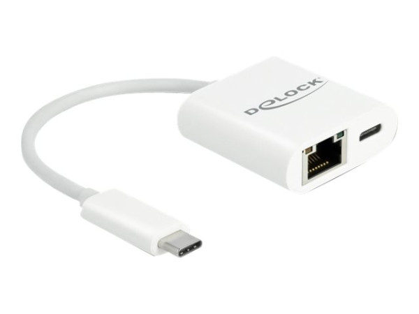 DeLOCK USB-C Adap.>Gigabit LAN+PW | LAN 10/100/1000