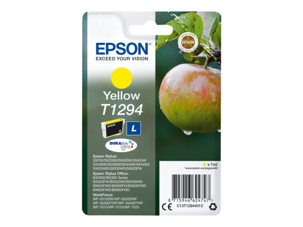 Epson Tinte YE C13T12944012 DURABrite Tinte