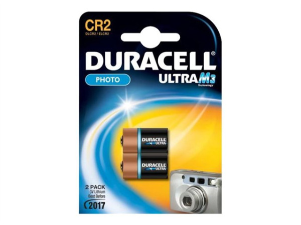 Batterie Duracell Ultra Photo Lithium CR2 (CR17355) 2Stk