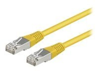 Goobay (ohne Kennzeichnung) CAT 5-050 FTP GELB 0.50m CAT 5e