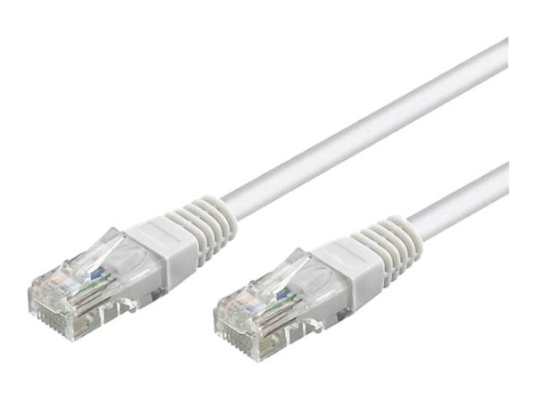 Patchkabel RJ45 U/UTP Cat6 5,00m wei