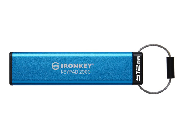 Kingston IronKey Keypad 200 512 GB (USB-C 3.2 Gen 1)