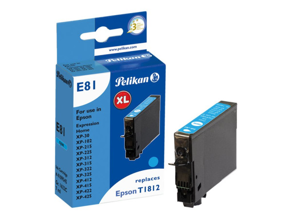 Pelikan Tinte cyan 4109545 (E81) kompatibel zu Epson T1812