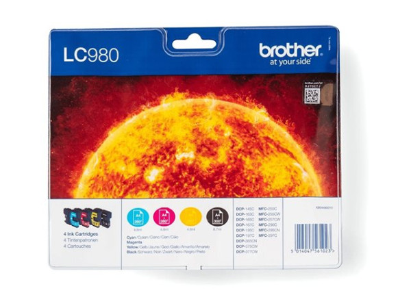 Brother Tinte Valuepack LC-980VALBPDR