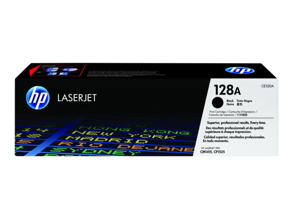 Toner HP CE320A schwarz, ca. 2000 Seiten