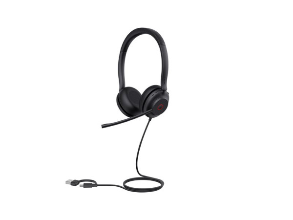 Yealink UH35 (schwarz, UC-Variante, USB-A und USB-C, Dual)