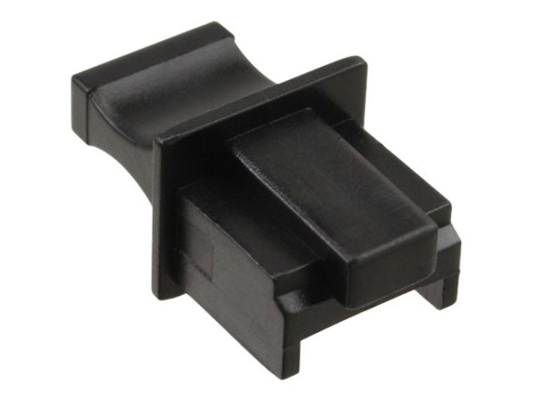 InLineÂ® Staubschutz, fÃ¼r RJ45 Buchse, Farbe: schwarz,