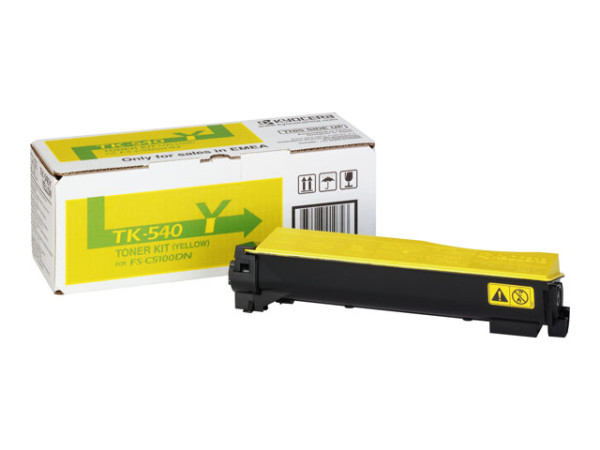 Kyocera/Mita 1T02HLAEU0|TK 540 Y Toner gelb, 4.000 Seiten