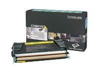 Lexmark C736H1YG Toner-Kit gelb return program, 10.000