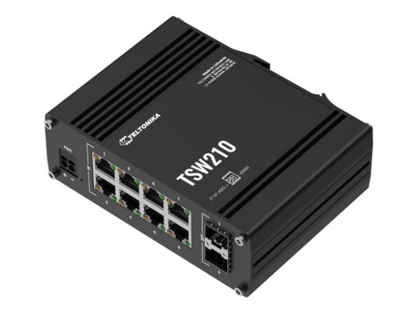 Teltonika TSW210 (schwarz, Industrieller Ethernet Switch)