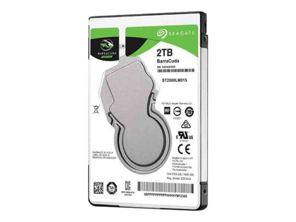 Sata Seagate 2.5" 2000GB Compute 5400 128MBCache ST2000LM015