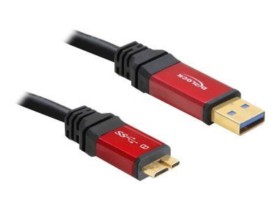 Speichermedien DeLOCK Kabel USB 3.0 rot Premium A > micro-B