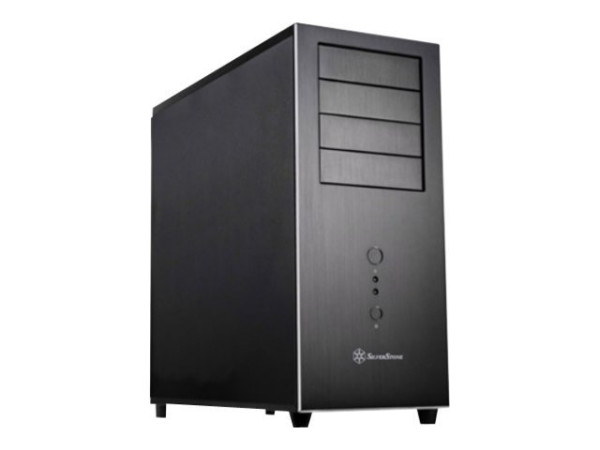 Miditower SilverStone TJ04B-E (schwarz) schwarz ATX, SSI-CEB