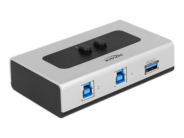 Delock Umschalter USB 3.0 2 Port manuell bidirektional