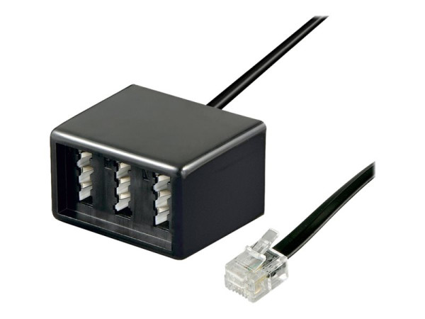 Goobay (ohne Kennzeichnung) TEL ADAP RJ11 - TAE NFN BLACK RJ