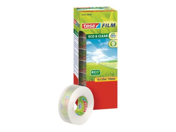 TESA tesa eco&clear Office Box 33mx19mm | 8 Rollen