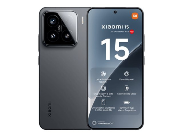 Xiaomi 15 256GB (Black, HyperOS, 12 GB)