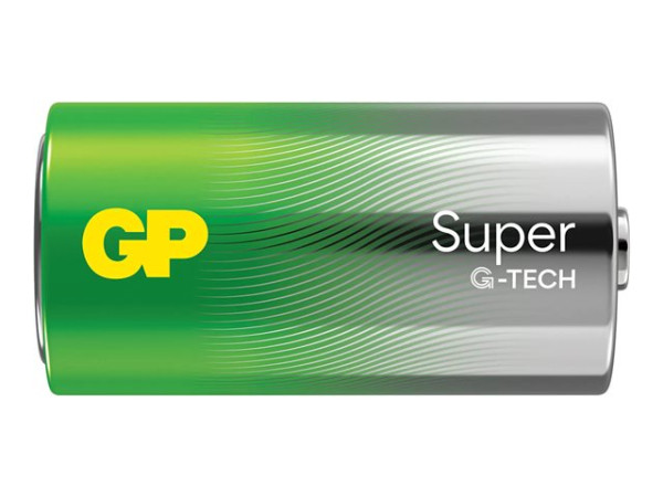 GP Batteries Super Alkaline Batterie C Baby, LR14, 1,5Volt