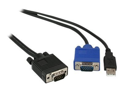 InLine® KVM Kabelsatz, USB, für 19" KVM Switch, Länge 1,8m