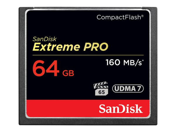 64 GB CompactFlash SANDISK EXTREME Pro 160MB/s SDCFXPS-064G