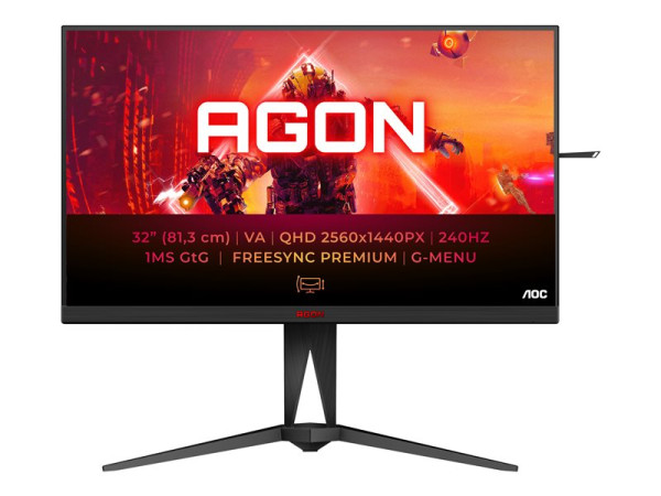 AOC AGON AG325QZN/EU (80 cm(31.5 Zoll), schwarz, QHD, HDR,